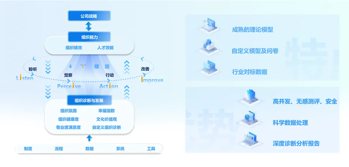 组织诊断与发展模型示意图